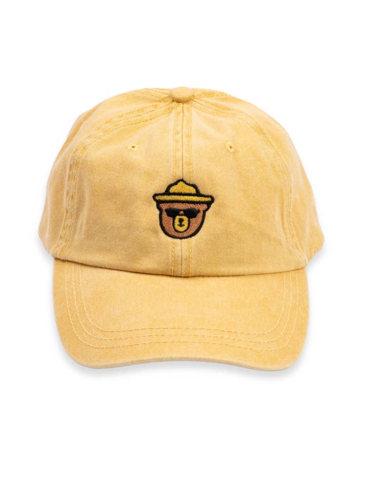 Wildbear Dad Hat | Mustard for wholesale by Keep Nature Wild