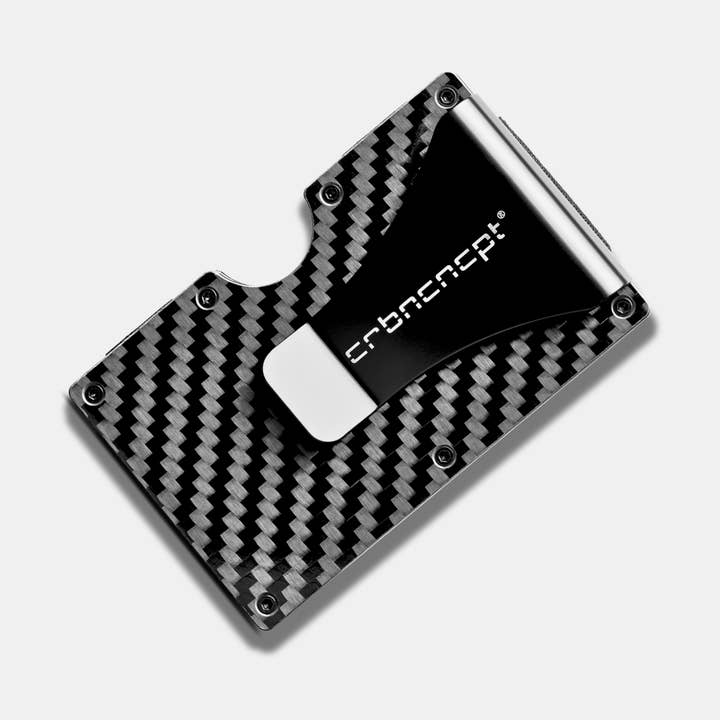 Carbon Fiber Kartenetui mit Geldscheinklammer für den Großhandel von CRBNCNCPT