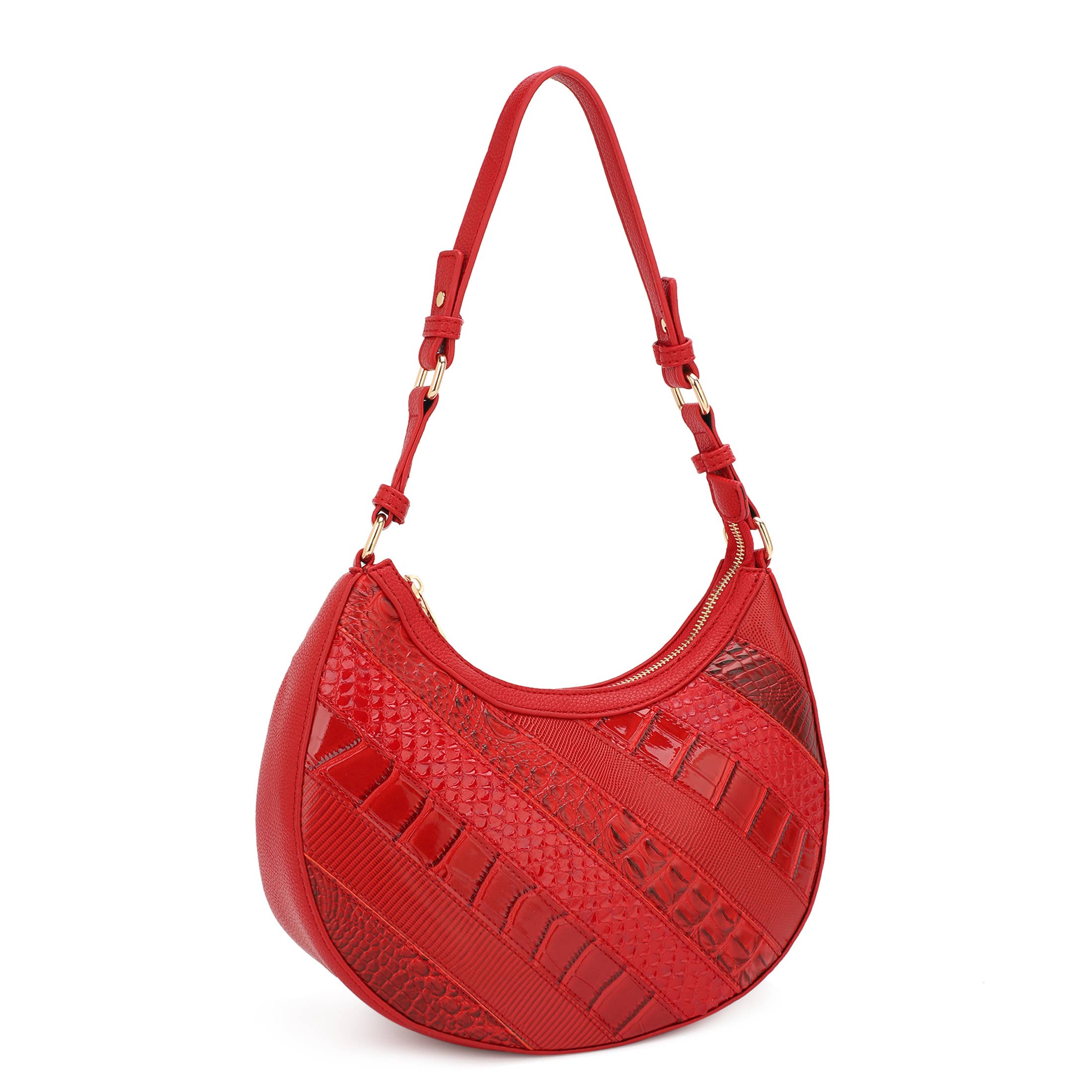 KAYLA+AVA - Wholesale Shoulder Bag - Women's - DINA SHINY ANIMAL PATCHWORK SHOULDER BAG14