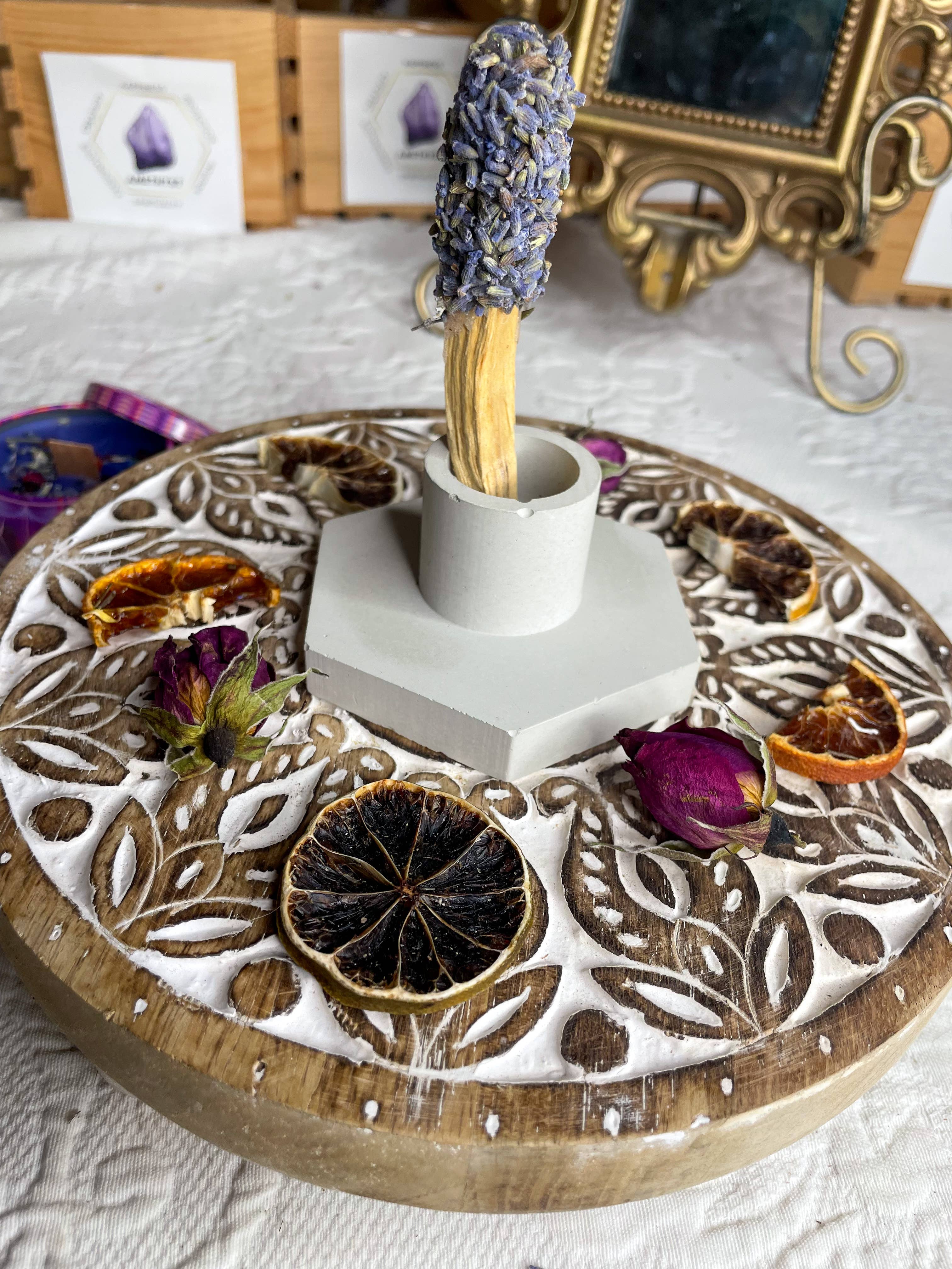 CharlieHaze – wholesale Incense – Copal Dipped Palo Santo Sticks Rolled In Herbs, Incense Gift7