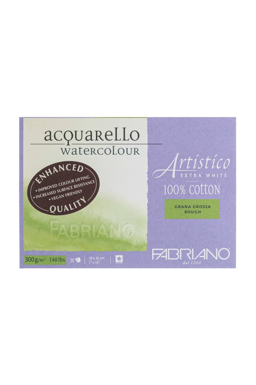 Chartpak, Inc. - Wholesale Sketchbook/Sketchpad - Fabriano Artistico Traditional White Watercolor Block30