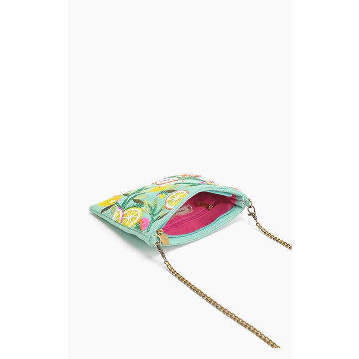 America & Beyond - Wholesale Clutch Bag - Women's - Citrus Blueberry Infusion Clutch