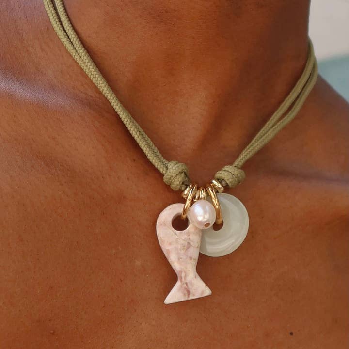 Mod + Jo - Wholesale Woven Necklace - Tommy Cord Necklace3