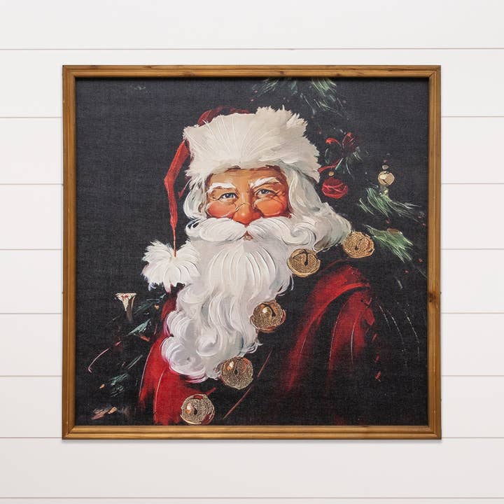 Audrey's Home & Gift - Wholesale Sign - Wall Hanging - Classic Santa Portrait (PC)