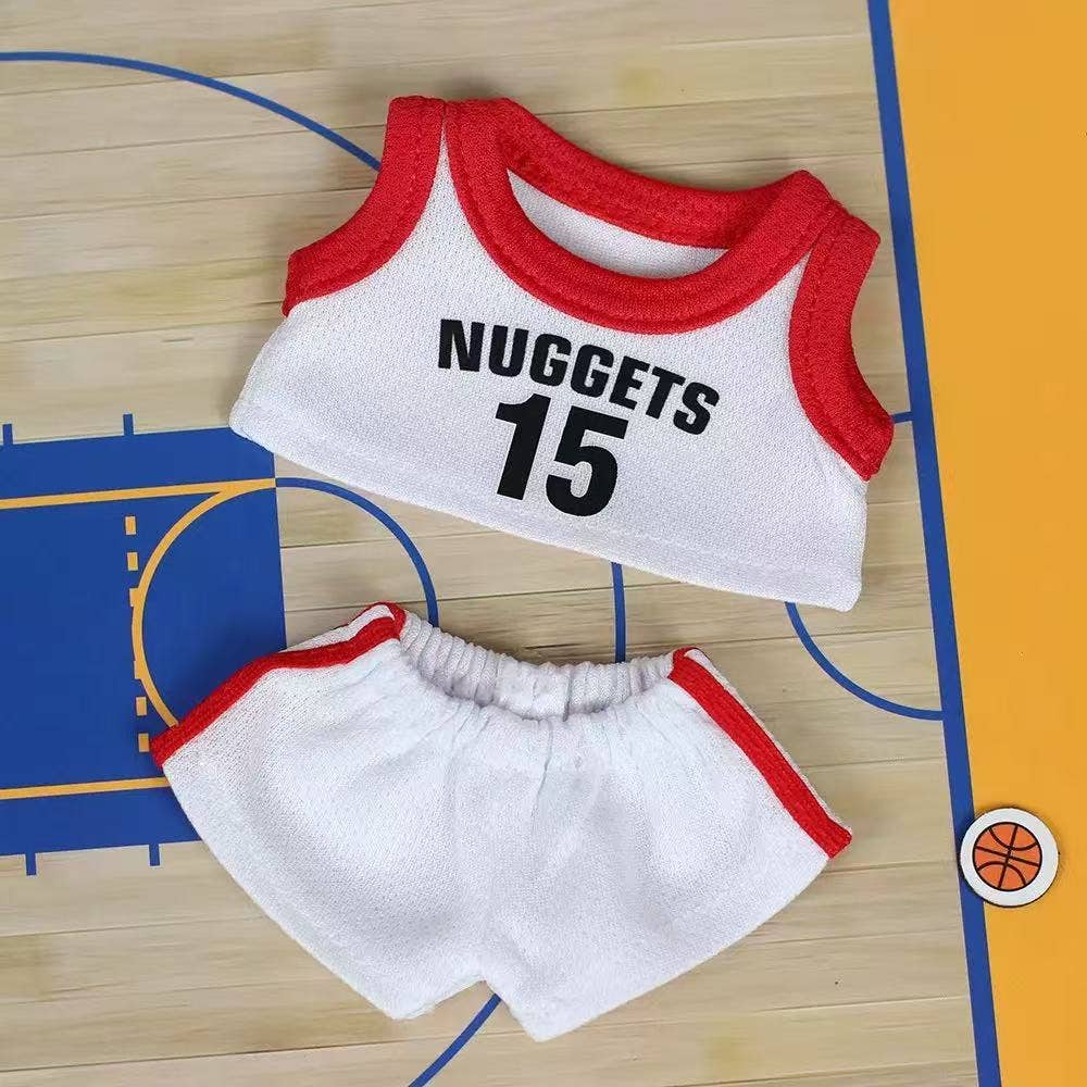 Little Trendy - Wholesale Doll Clothing - Kids - Handmade Basketball jersey for 17cm dolls sport set1