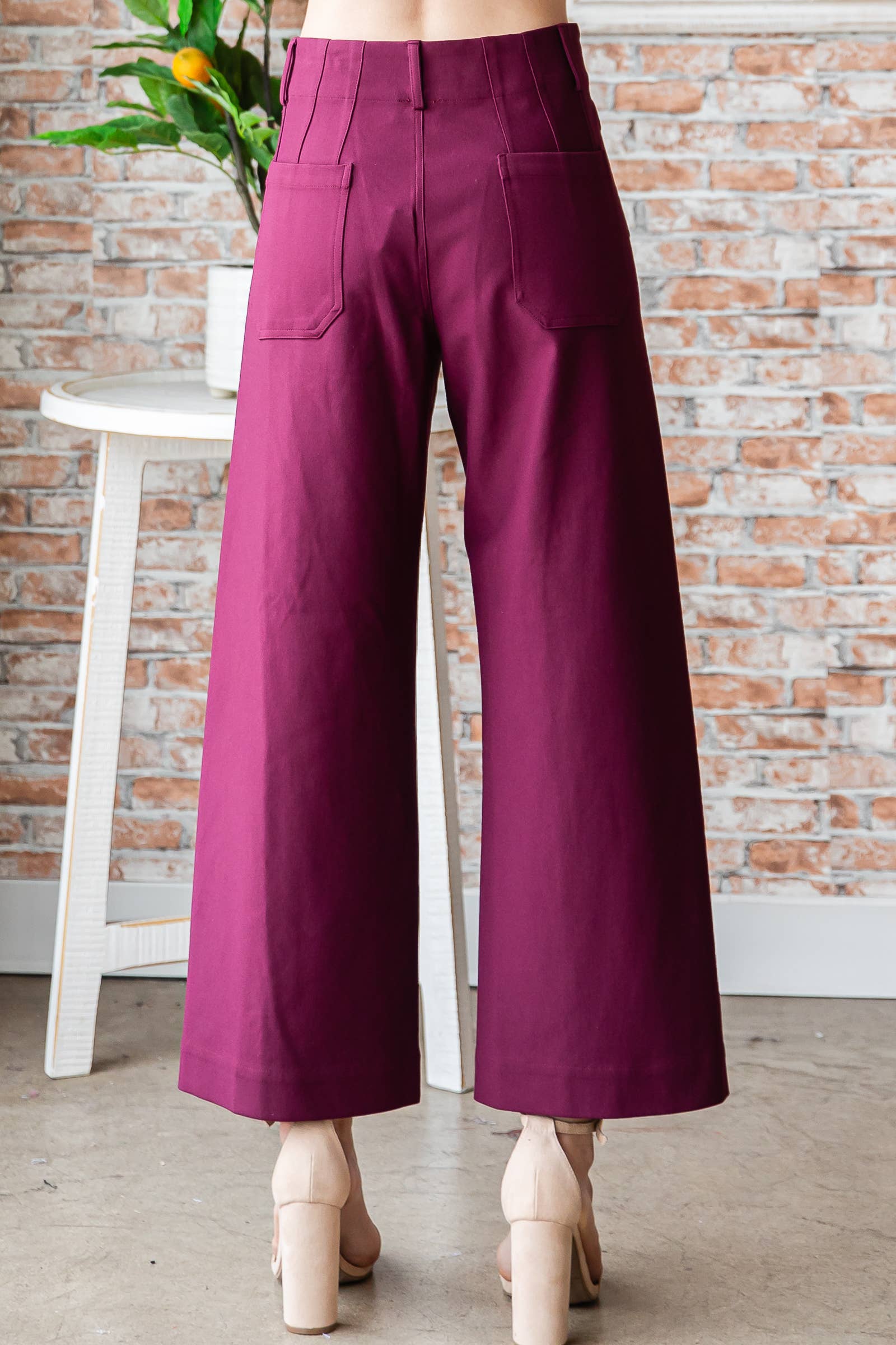 Nicabel - Wholesale Pants - Women's -  Plus super stretch knit pants with pocket-PIP977410