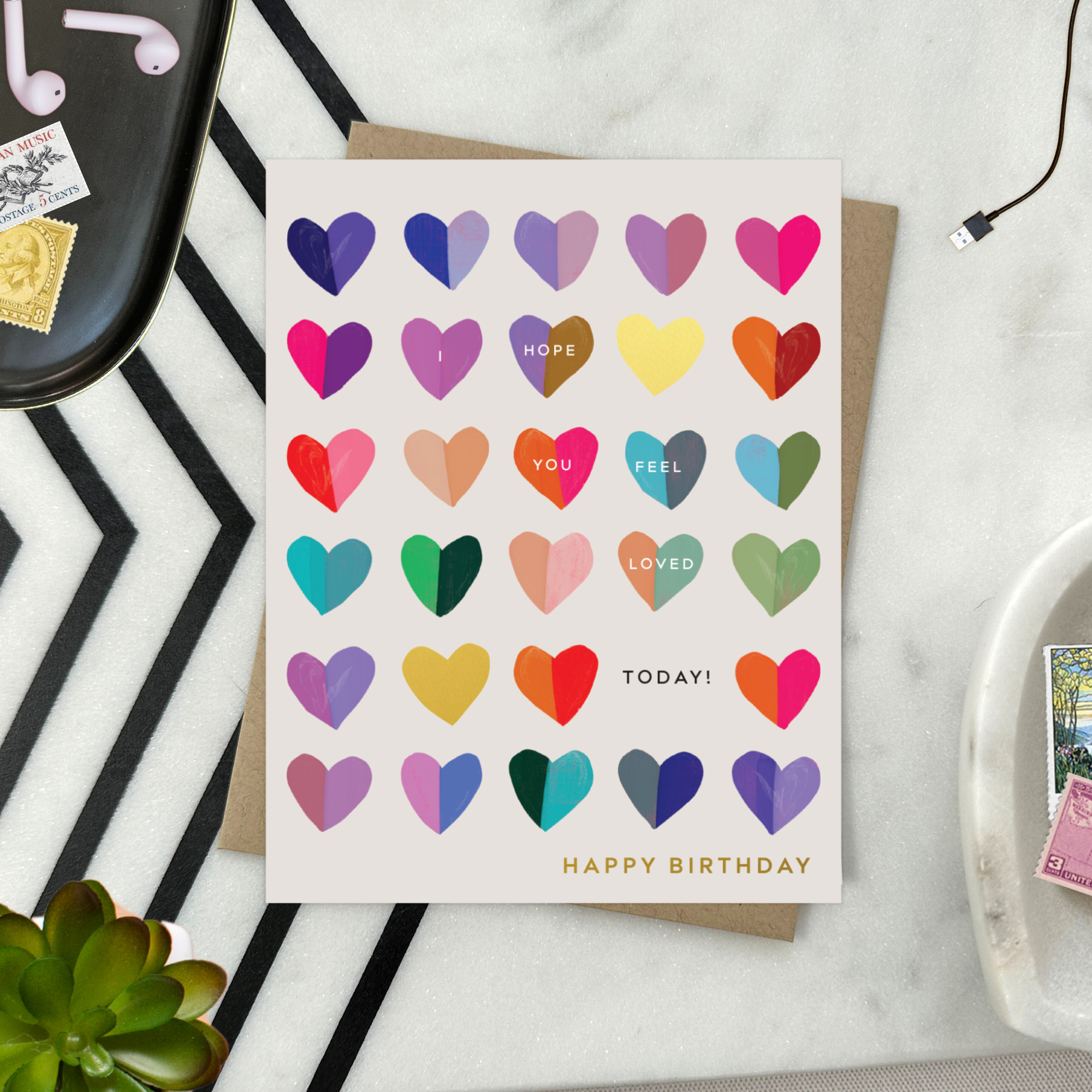 Barone and Co. - Wholesale Birthday Card - Feel Loved Today Birthday Card4