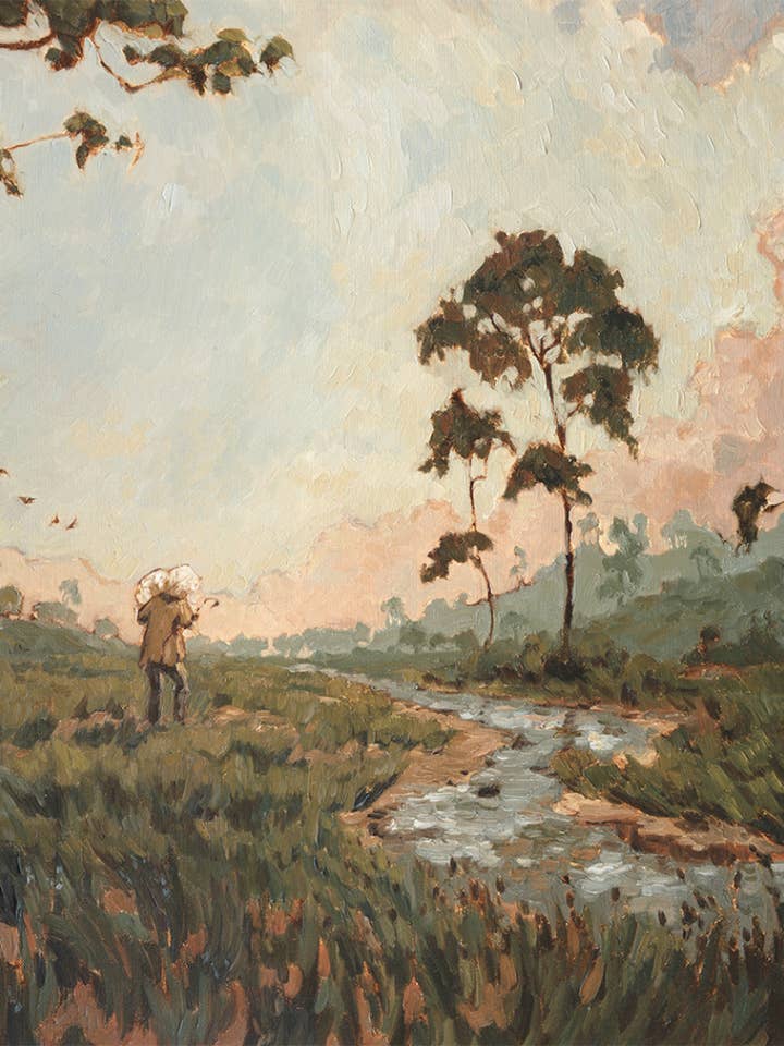 The Shepherd - Art Print for wholesale by Elizabeth Bowman Studio