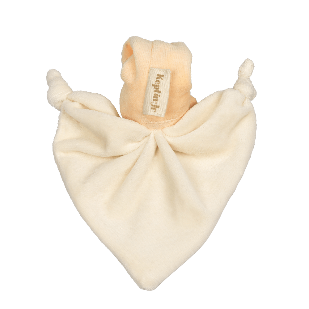 Keptin-Jr – Engroshandel Hyggetæppe - Baby – Little Zmooz krammeklud fersken og appelsin1