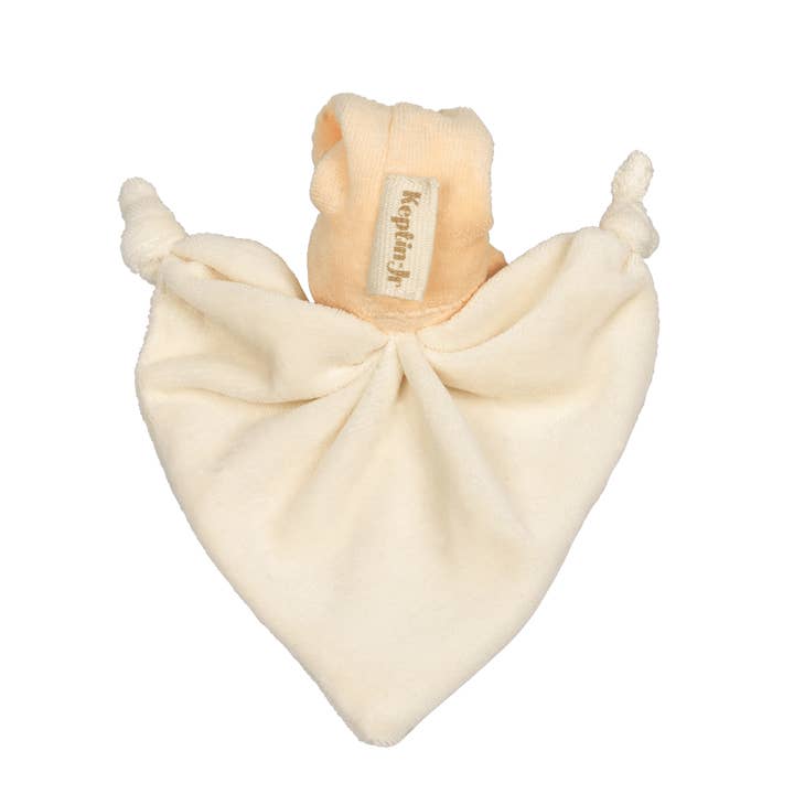 Keptin-Jr – Engroshandel Hyggetæppe - Baby – Little Zmooz krammeklud fersken og appelsin1