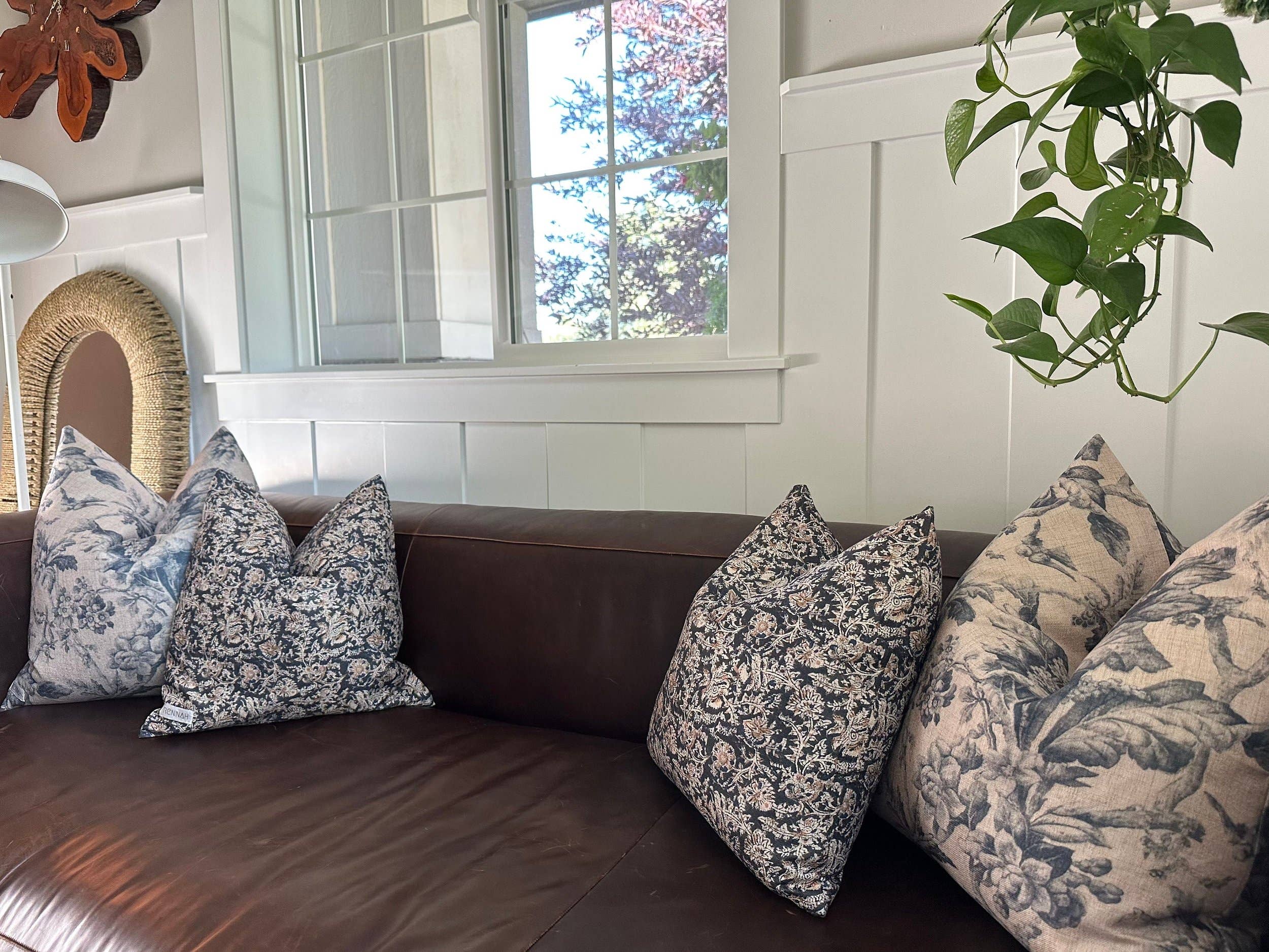 Rennah Collective - Wholesale Throw Pillow Cover - Juniper Black Pillow Cover4