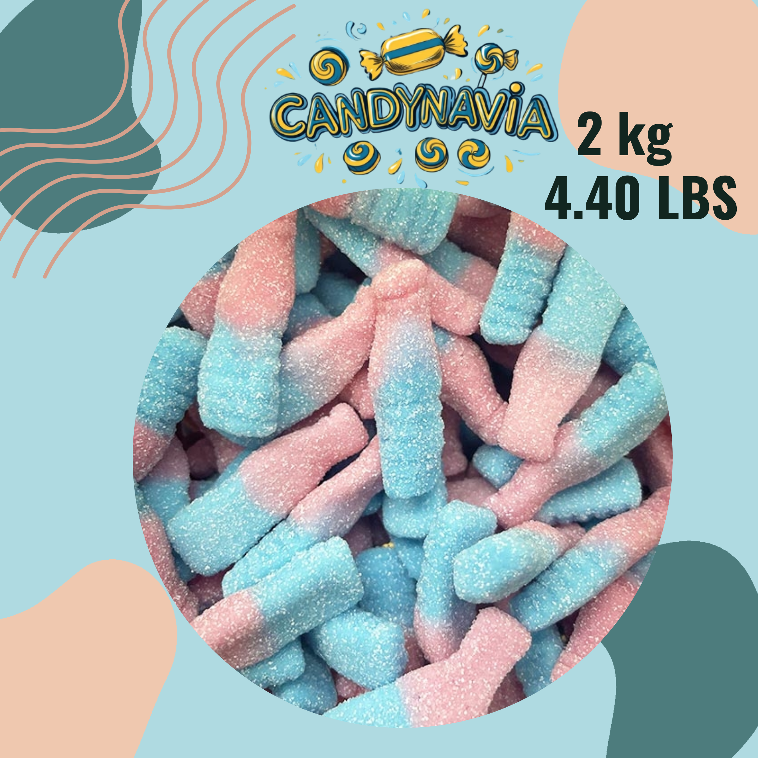 Candynavia - Wholesale Gummy - English Candy Trending Bubblizz Lutti Bottles Box Mix0