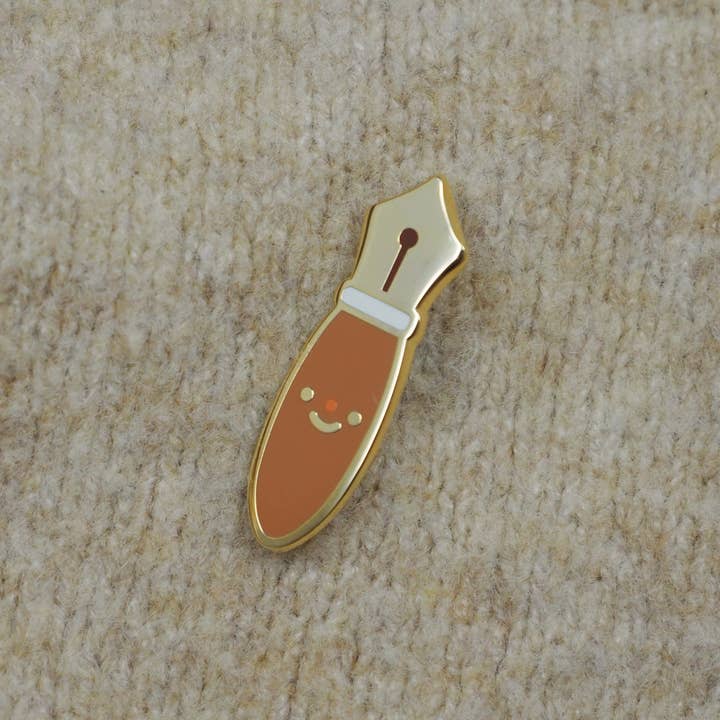 natamori - Wholesale Lapel Pin/Button - fountain pen • enamel pin2