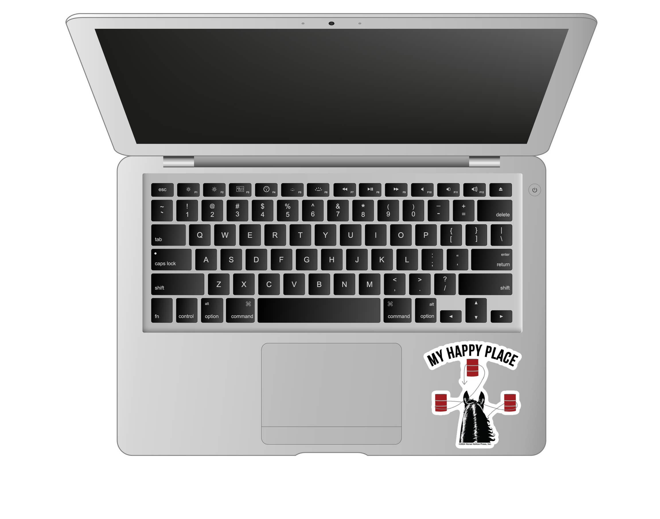 Horse Hollow Press | Pretty Snarky Equestrian Cards|Stickers - Wholesale Sticker - Horse Sticker Waterproof 3" | Barrel Race | Cello Sleeved11