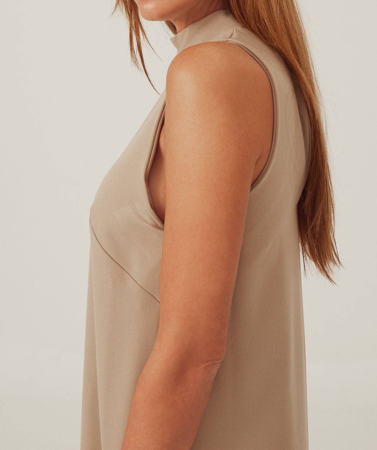 VISS Madrid - Wholesale Dress - Women's - VISS EVA BEIGE5