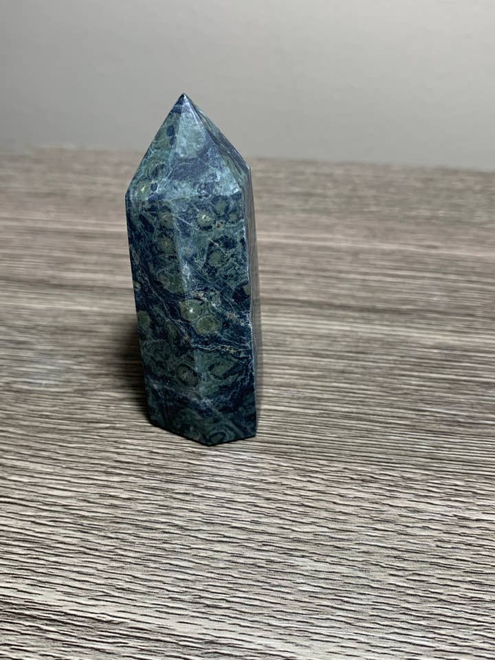 Azurite Crystal Tower for wholesale by Godly Crystals LLC