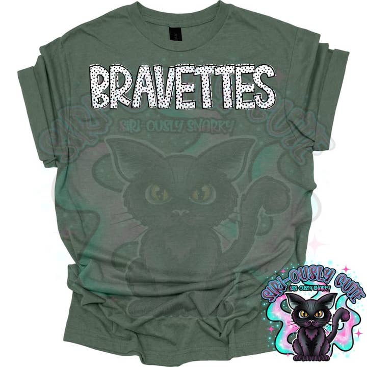 Black Dottie Loo Bravettes 2 for wholesale by Siri-Ously Cute