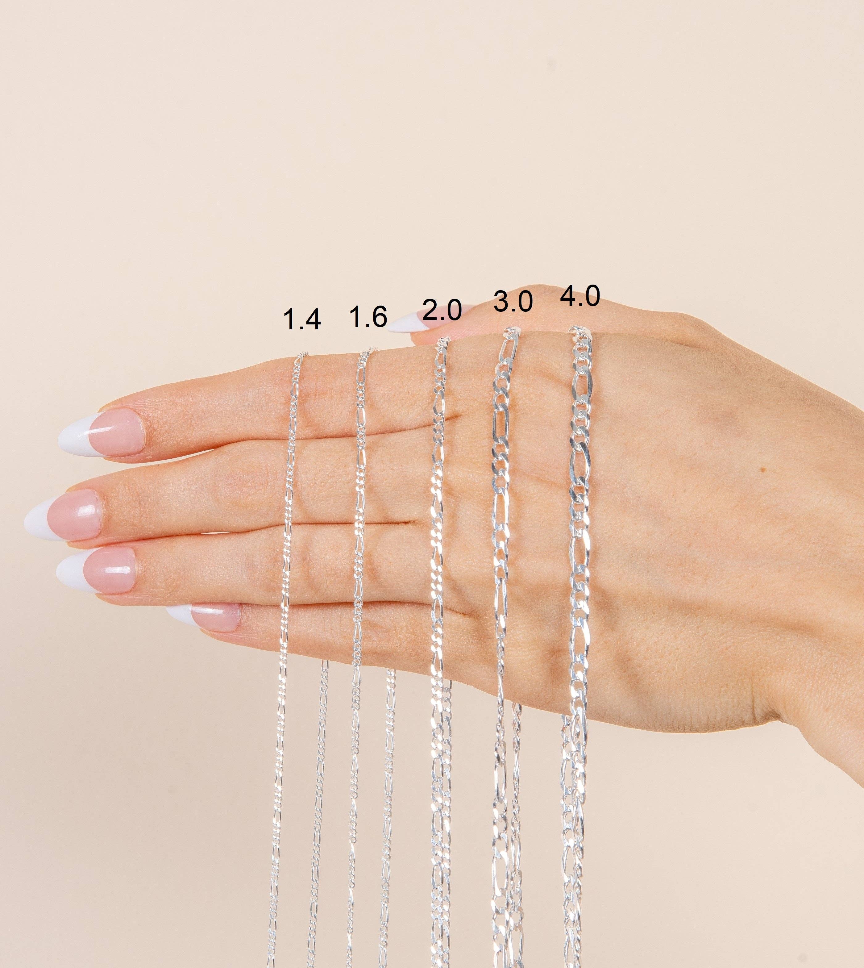 Olive & Chain - Wholesale Schakelketting - Zilveren Figaro ketting1