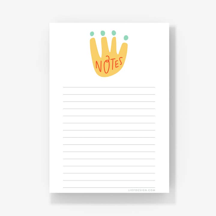 Flower Notes Notepad for wholesale by LIEFdesign