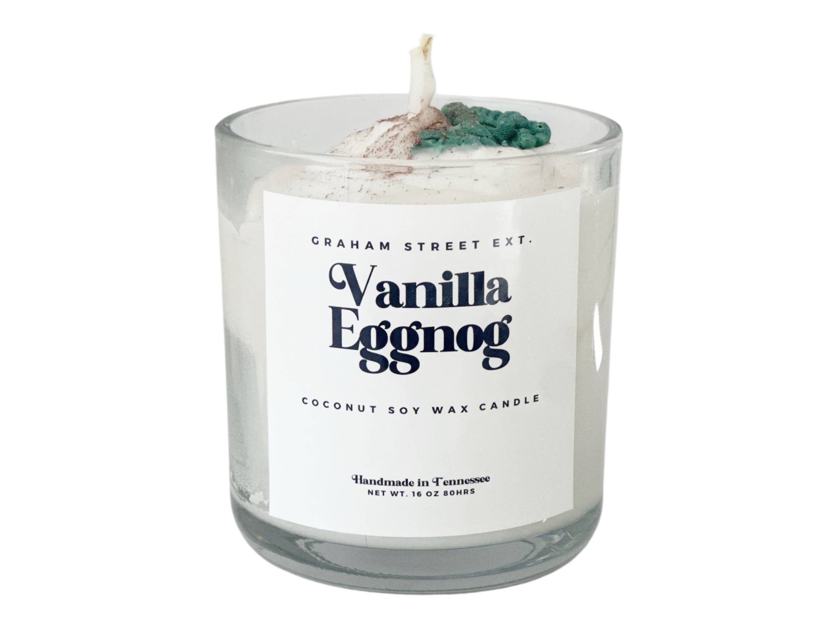 Graham Street Ext. – Großhandel Kerze im Glas / gefüllte Kerze – Vanille-Eierlikör-Dessertkerze0