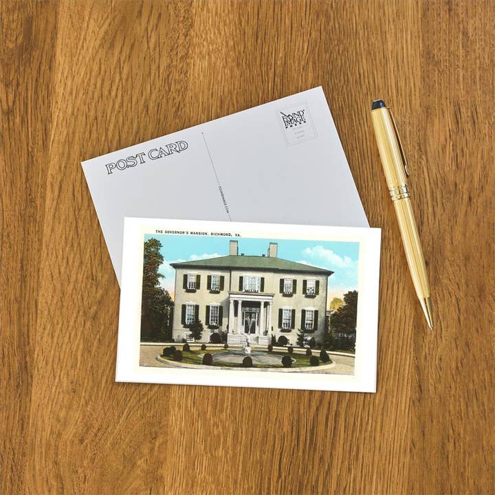 Found Image Press - Wholesale Postcard - Postcard VA-91 Governor's Mansion, Richmond1
