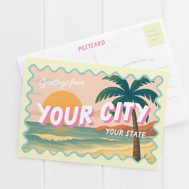 Easyhand Goods – formerly Onderkast - Wholesale Postcard - Custom Beach Scenery Postcard