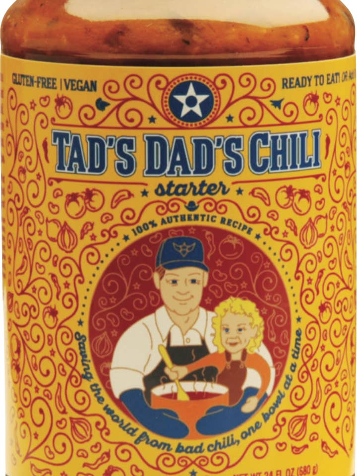 Tad's Dad's Chili - Original recipe for wholesale by Tad's Dad's Chili