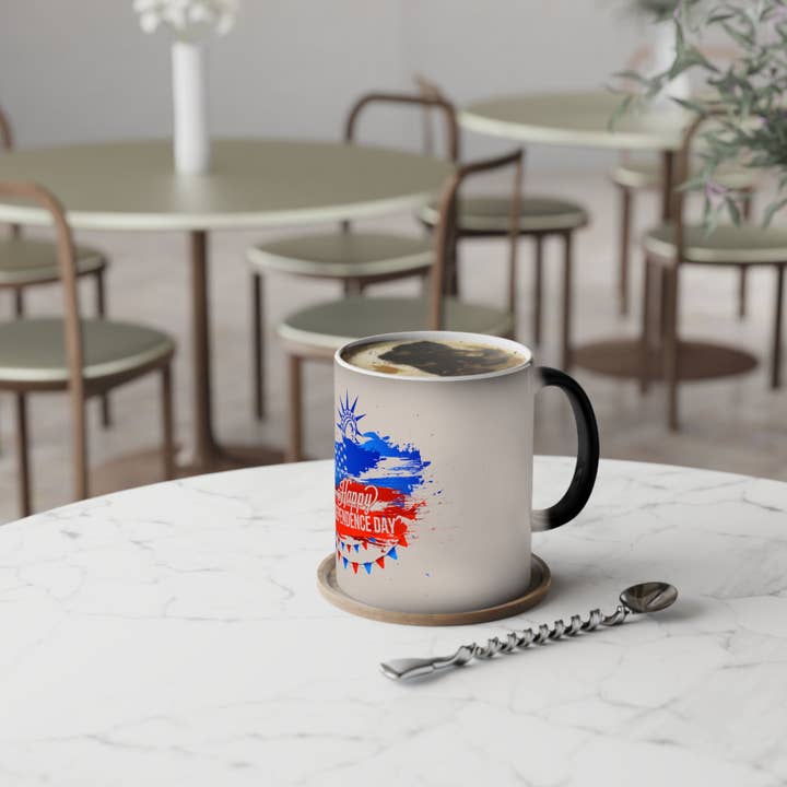 Svart Färgskiftande mugg, 11oz för wholesale på Faire