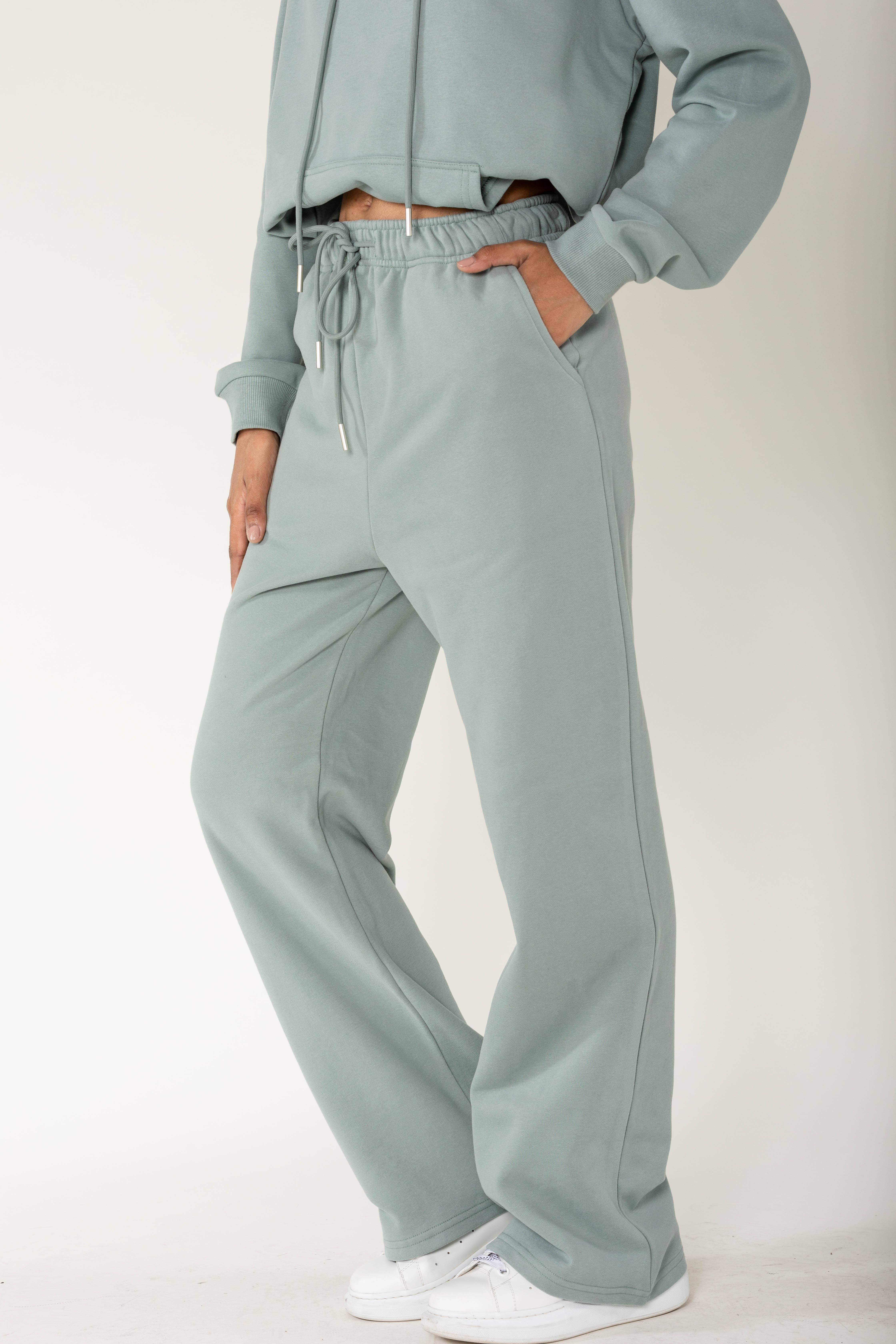 Nina Carter - Wholesale Lounge Sweatpants/Joggers - Women's - F023 loungewear sport flared fleece joggers7