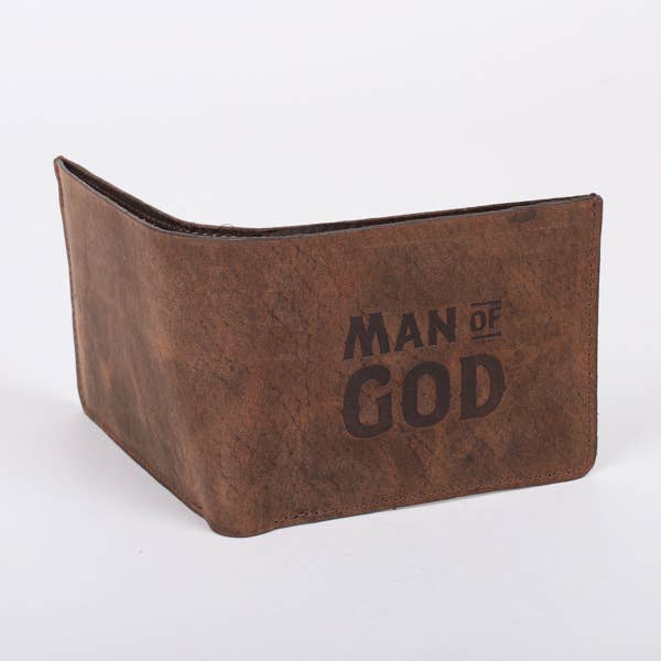 Swanson Christian Products - Wholesale Wallet - Men's - Men's Wallet - Leather - Man of God2