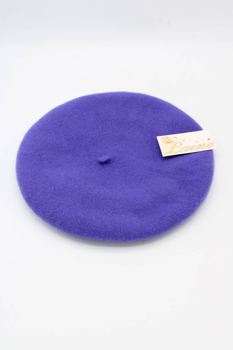 Hologramme Paris - Vendita all'ingrosso Basco - Unisex - Berretto classico in pura lana130