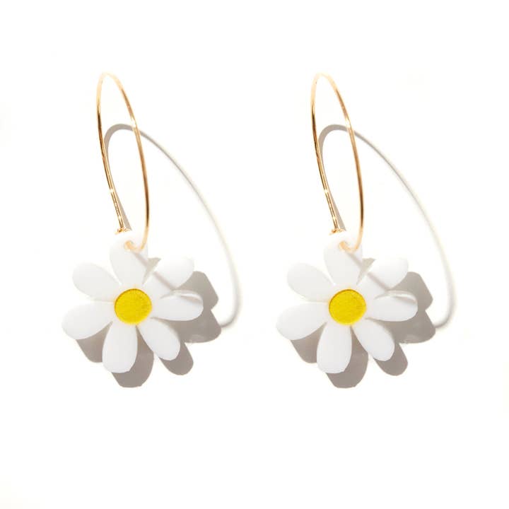 Emeldo - Wholesale Dangle Earrings - Mini Daisies // select colour2