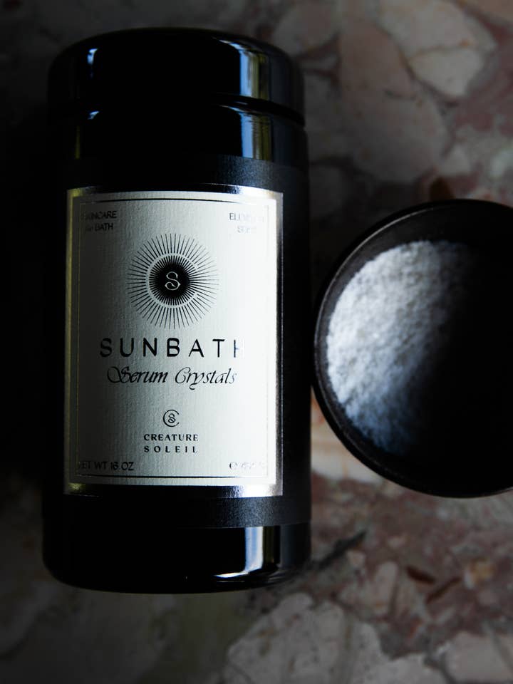 SUNBATH SERUM CRYSTALS for wholesale by Creature Soleil