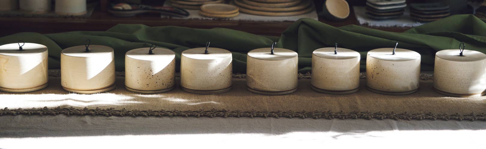 Ana Miranda Ceramics - Wholesale Butter Dish - Sand Butter dish9