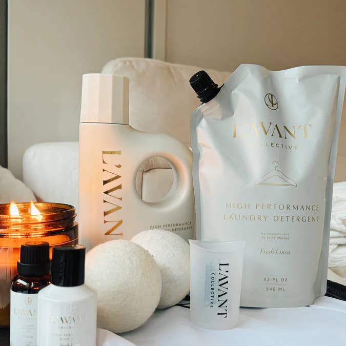 L'AVANT Collective - Wholesale Liquid Laundry Detergent - Laundry Detergent Refill Pouch Fresh Linen1