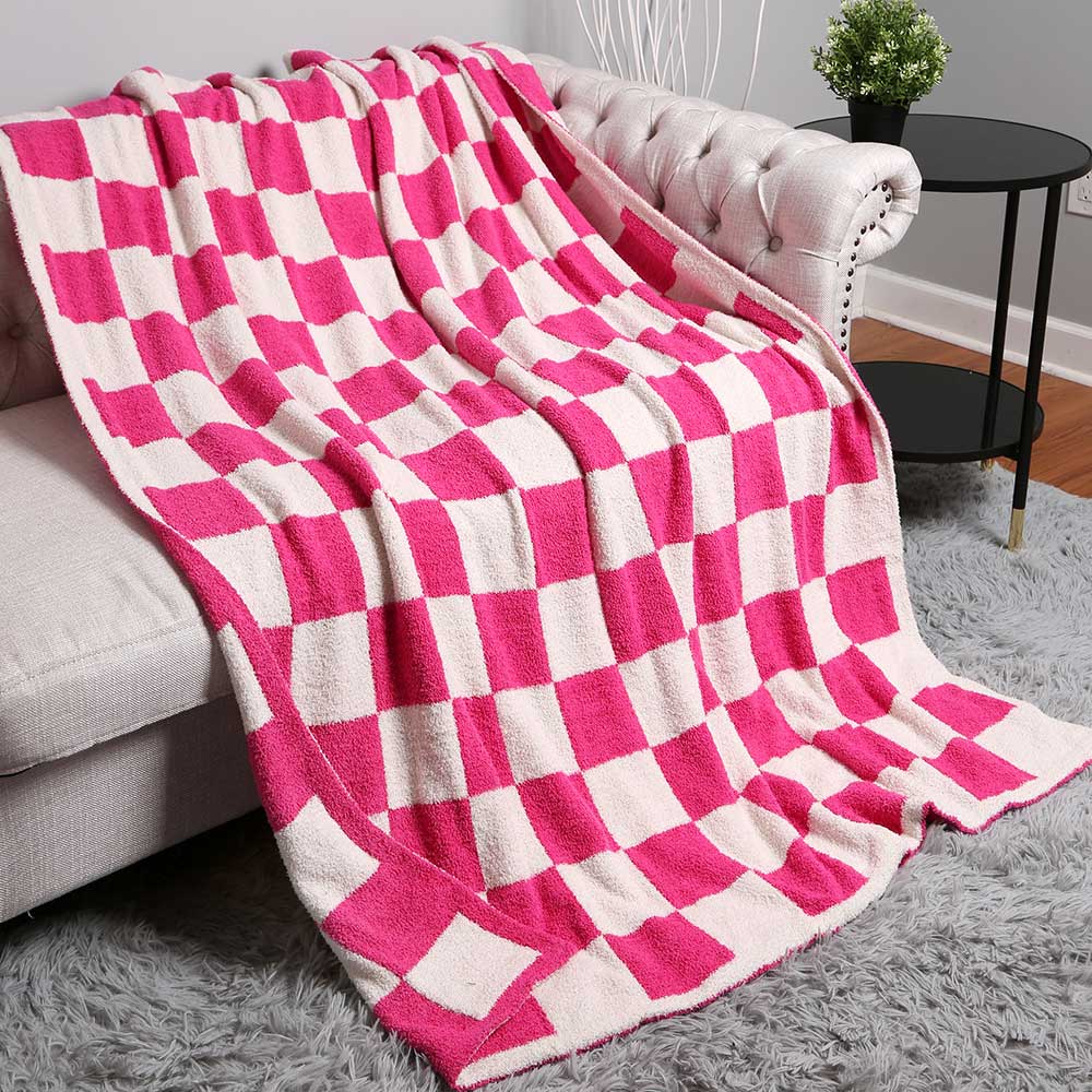 Sensibling Corp. – wholesale Throw blanket – Reversible Checkerboard Patterned Throw Blanket
7