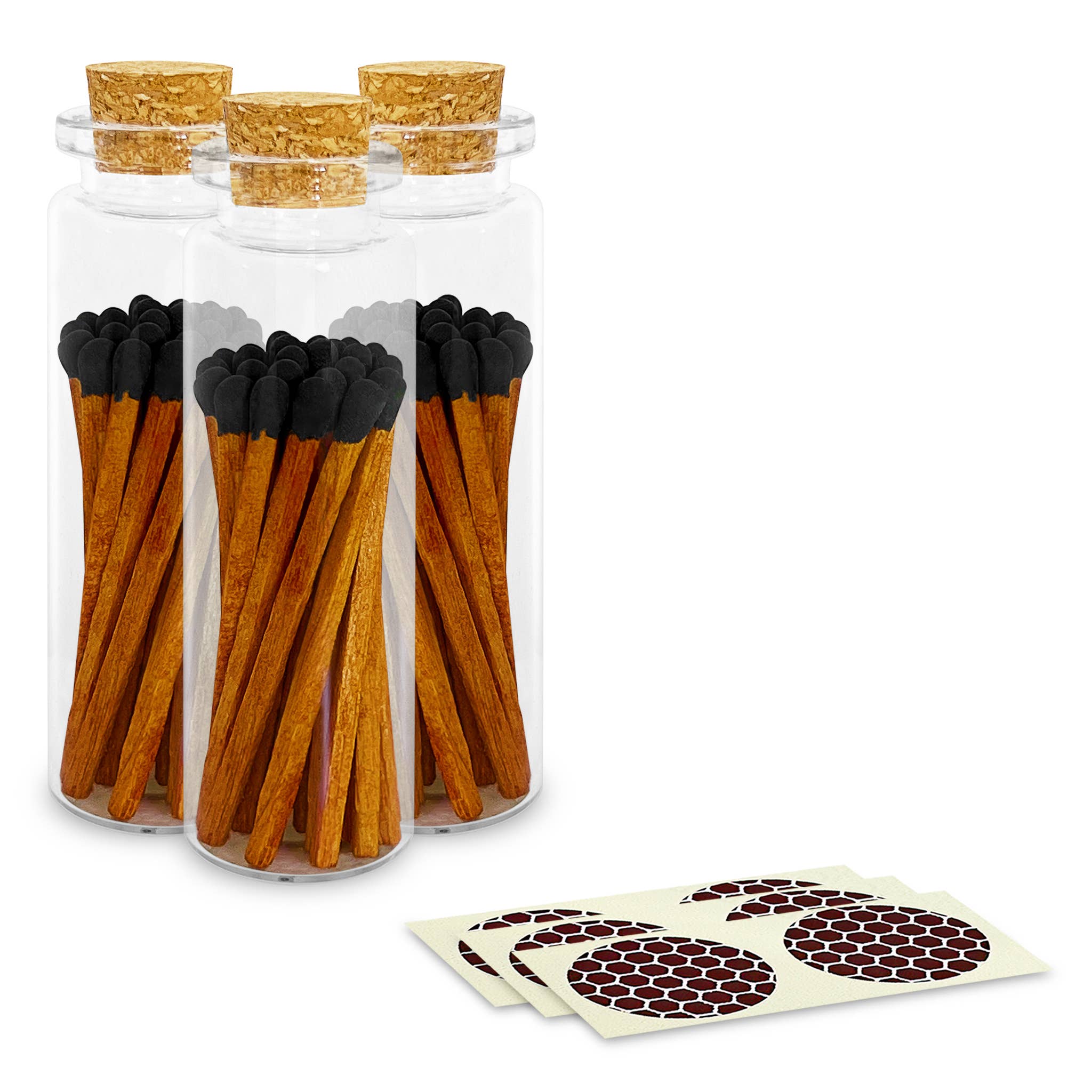 Thankful Greetings - Wholesale Matches - 2" Matches + Small Bottle - Color of Your Choice + Strikers2
