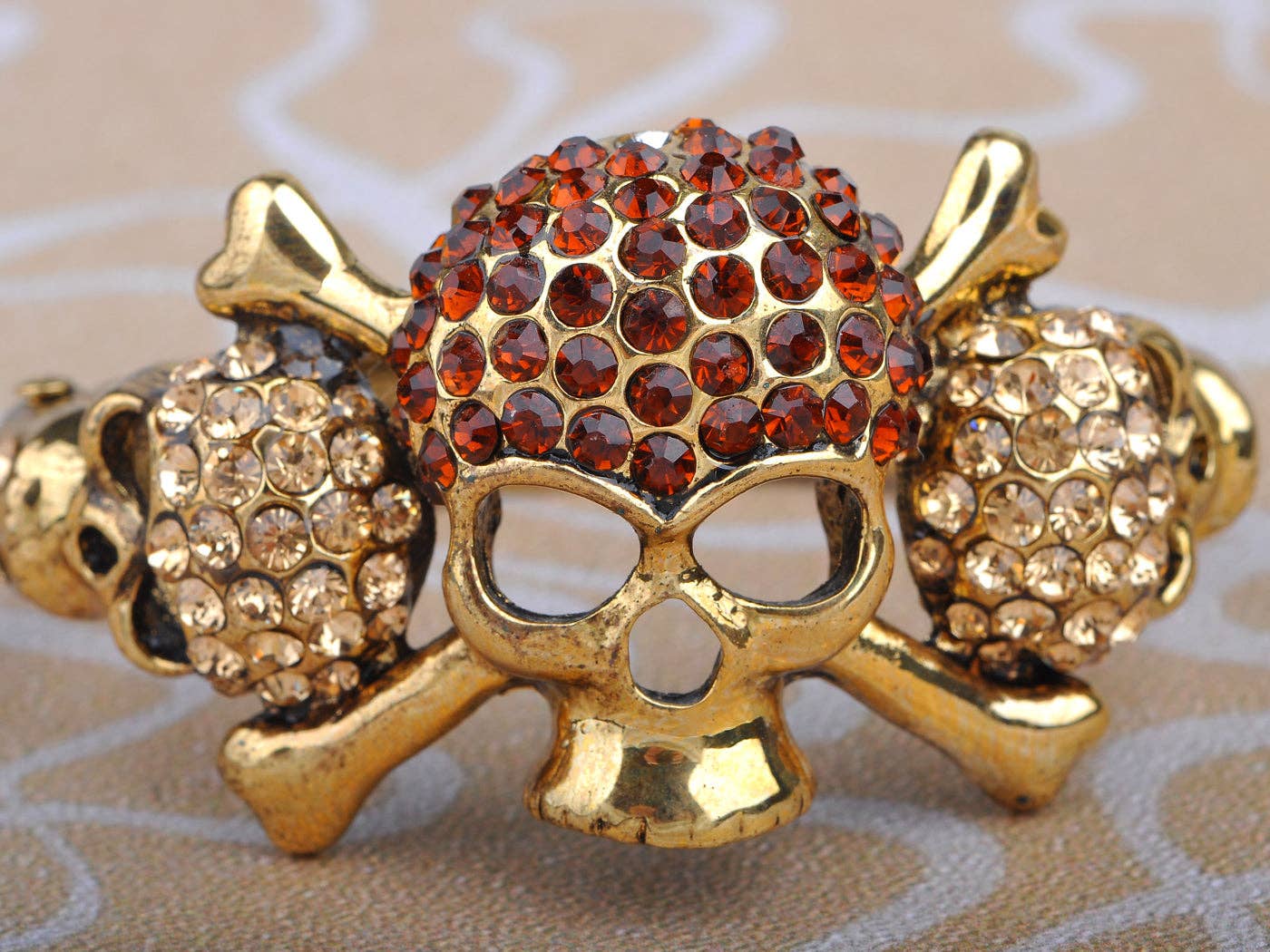 AK Brand – wholesale Cuff bracelet – Skull Crossbone Cuff Bangle Bracelet8