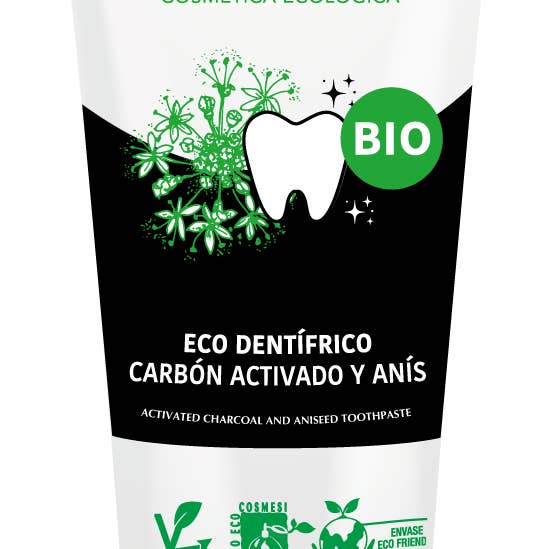 Biocenter - Wholesale Toothpaste - BIO VEGAN TOOTHPASTE ACTIVATED CHARCOAL AND ANISE 100 ML