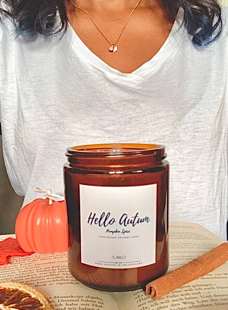 Suri & Co.Ch - Wholesale Jar/Filled Candle - Hello Autumn1