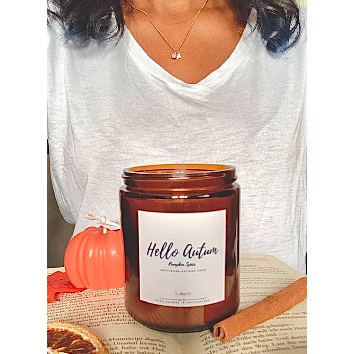 Suri & Co.Ch - Wholesale Jar/Filled Candle - Hello Autumn1