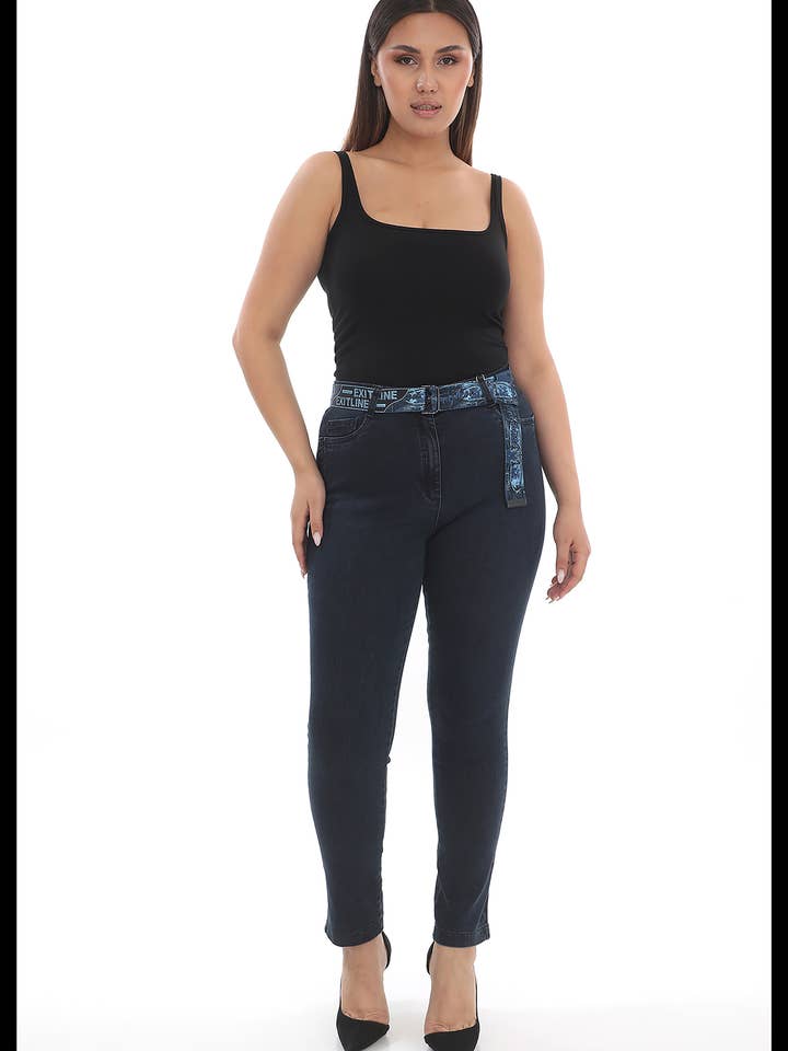 Exitlinefashion Buy2Get1Free 1-91-7052 Jeansbukser til kvinder for engroshandel hos exitline