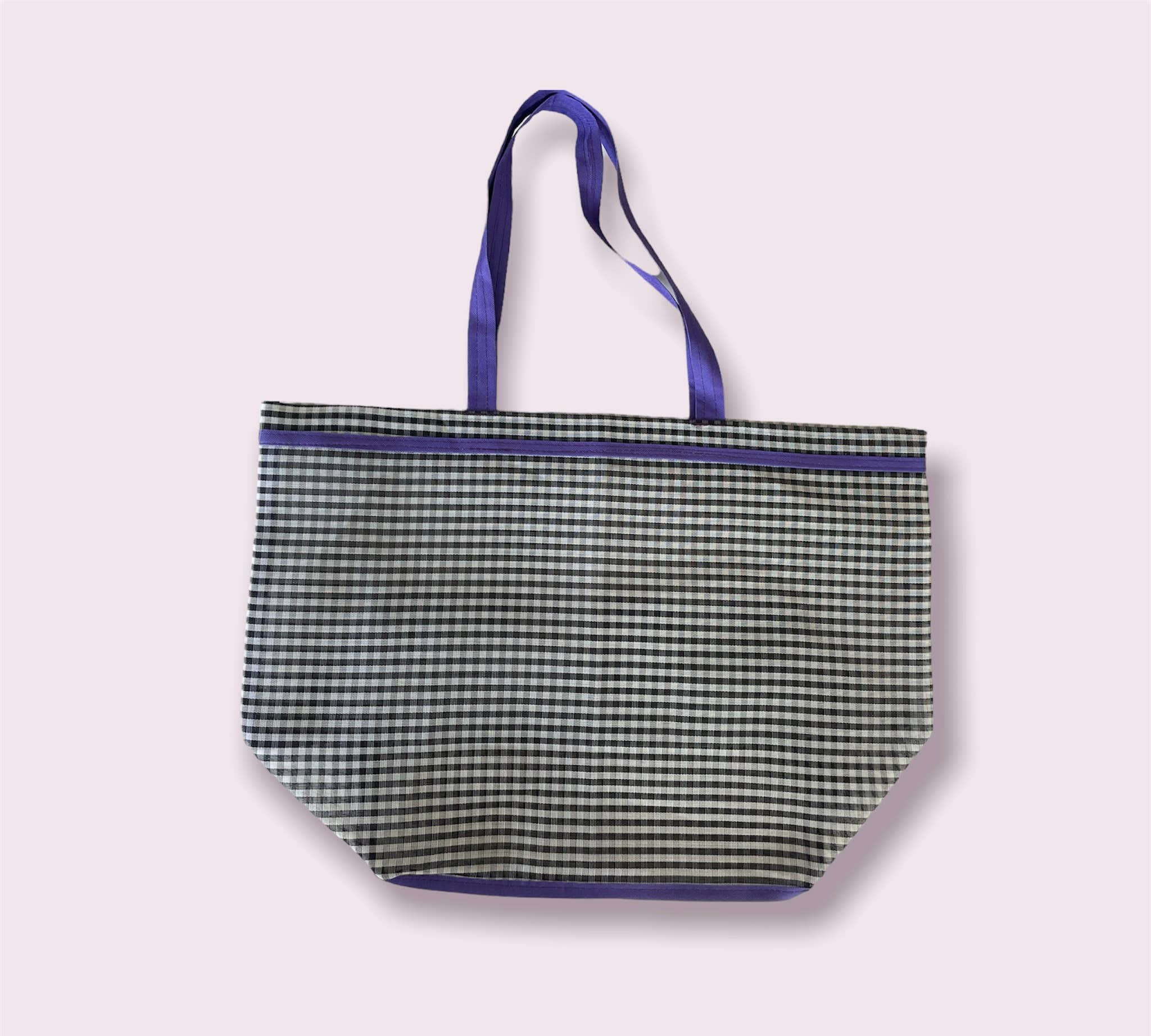 Pura Vida - Vendita all'ingrosso Borsa da spiaggia - Borsa da spiaggia in tessuto con cinturino in plastica 15x20 pollici4