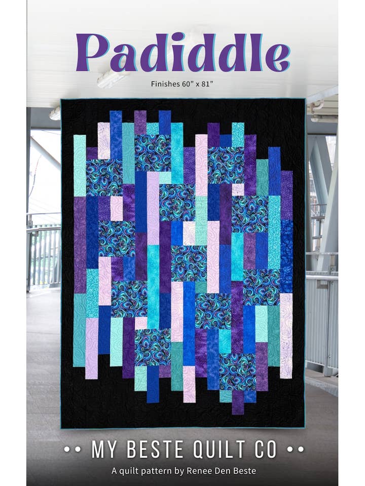Motif de la couette : Padiddle pour la vente par My Beste Quilt Co