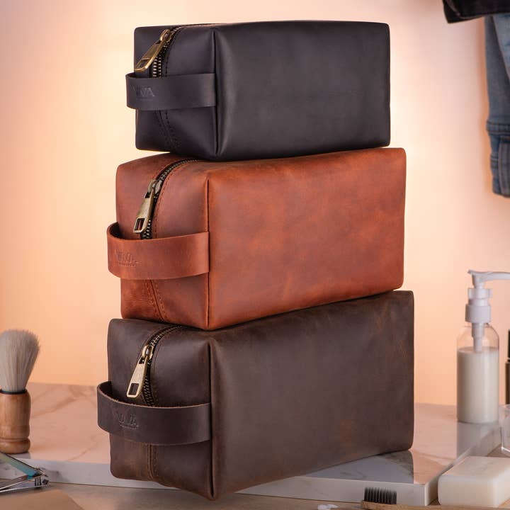 Viva Workshop - Wholesale Toiletry Bag - Men's - Leather Toiletry Bag3