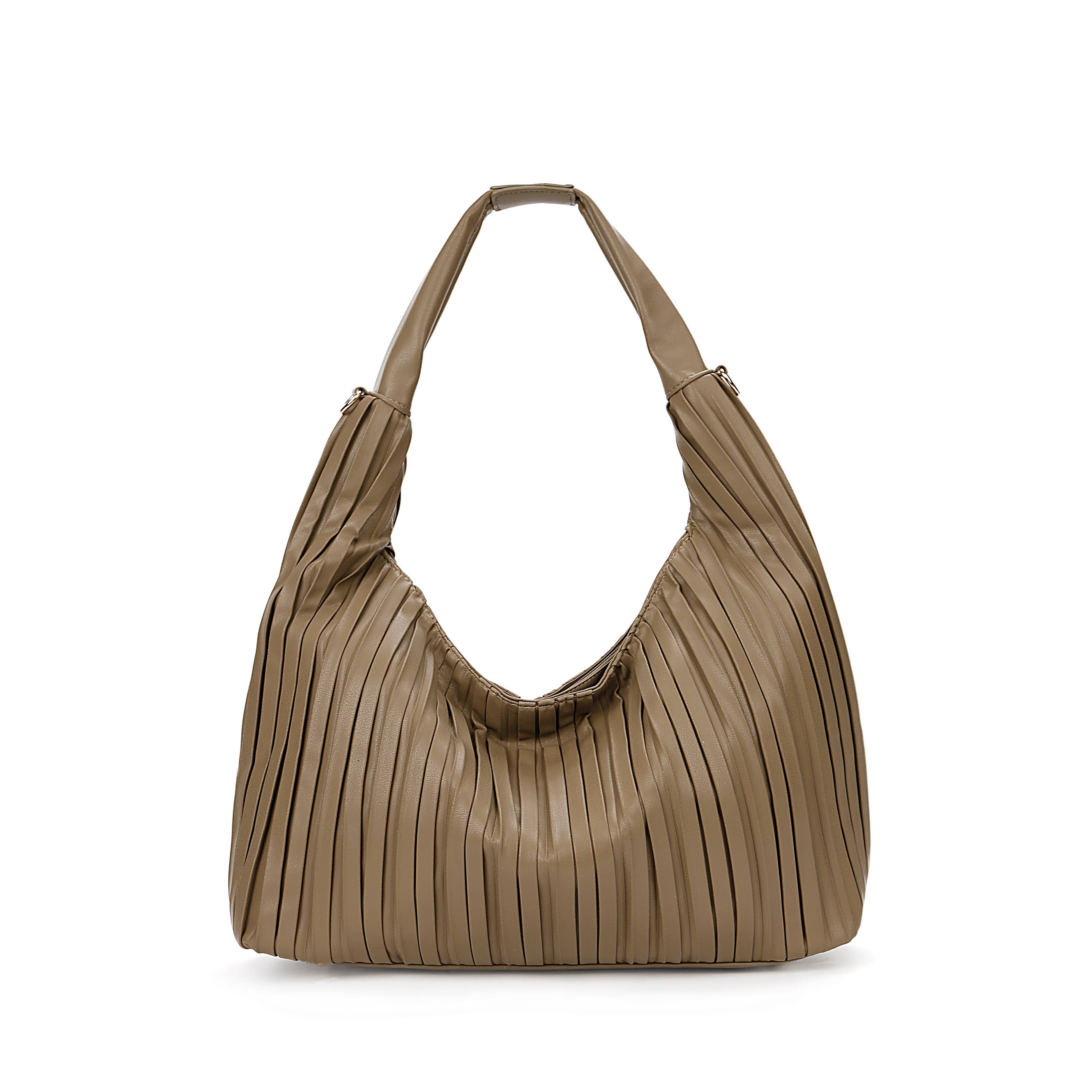 Superbia – wholesale Shoulder bag – women's – Super Soft Pleated Large Over the Shoulder Hobo Bag 9