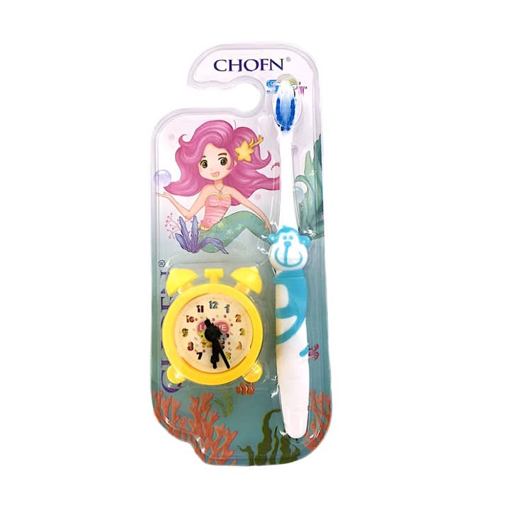 Set di 12 Spazzolini da Denti per Bambini e Gioco Orologio per la vendita all'ingrosso da parte di Atlas Fashion