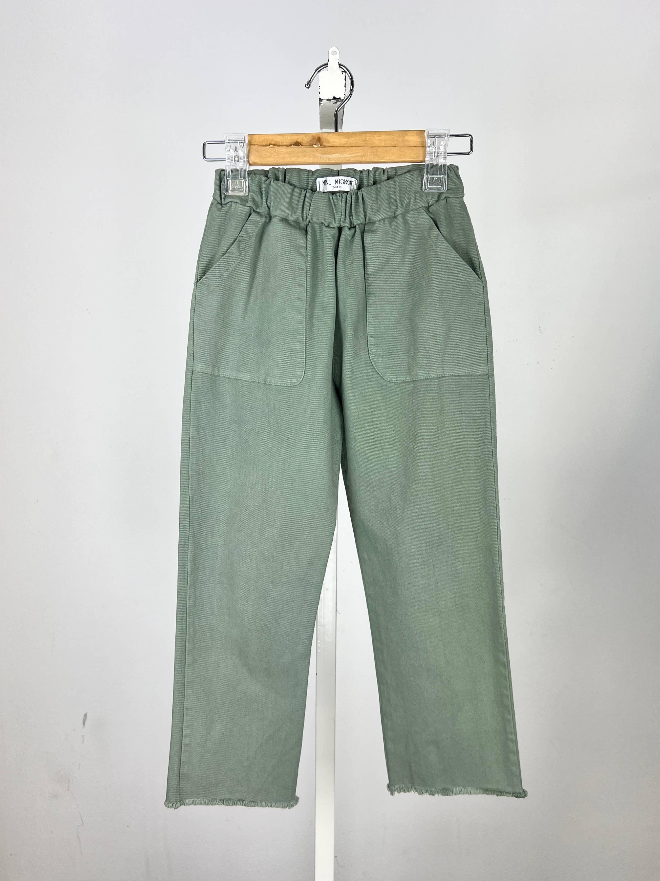 MINI MIGNON PARIS - Wholesale Pants - Kids - Cotton pants with elastic waistband and pockets for girls4