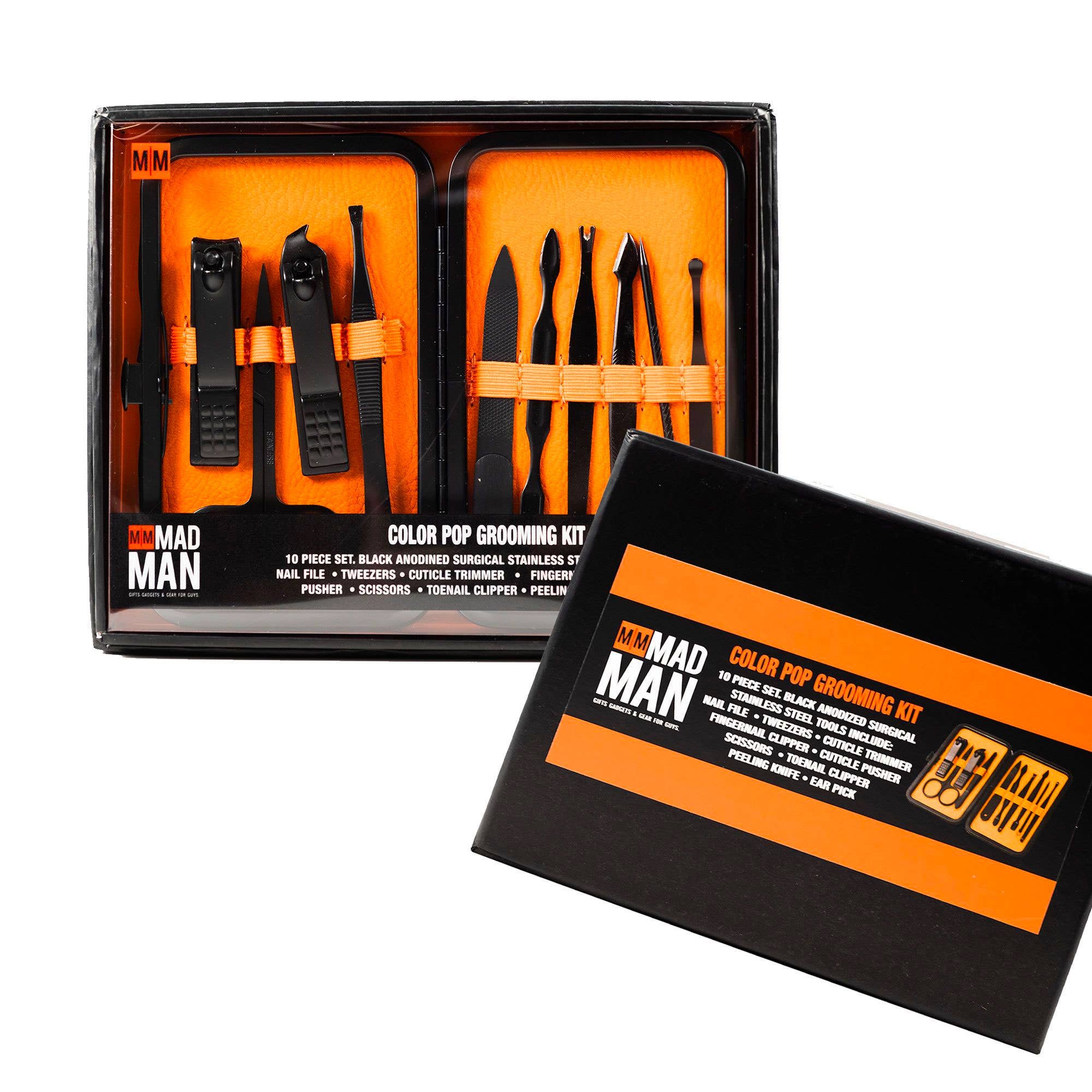 Mad Man - Wholesale Travel Set - Color Pop | 10-Piece Men's Grooming Kit3