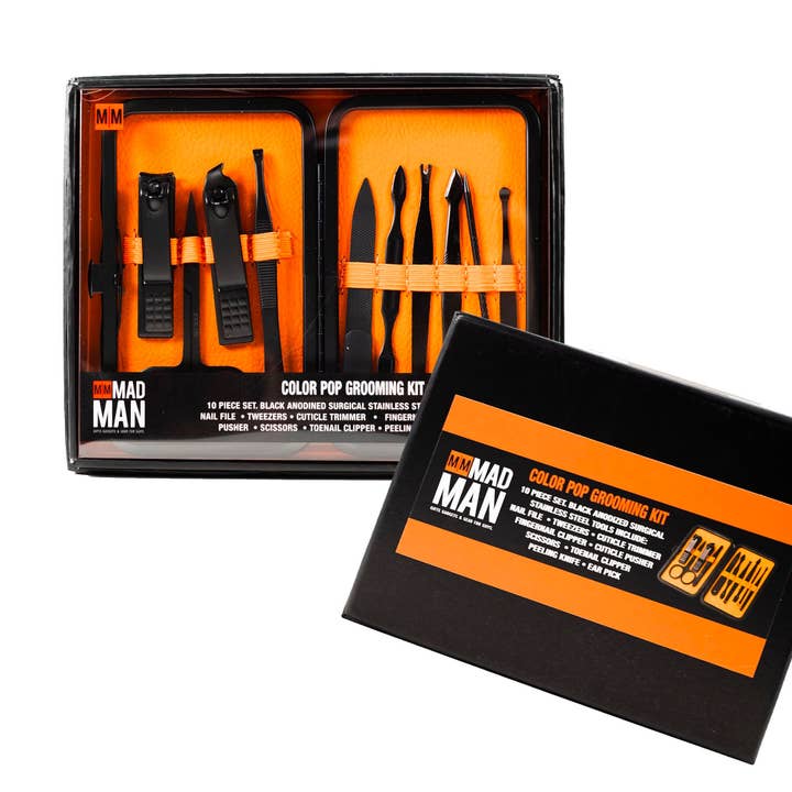 Mad Man - Wholesale Travel Set - Color Pop | 10-Piece Men's Grooming Kit3